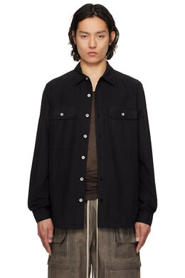Rick Owens Drkshdw: Чёрная рубашка 
