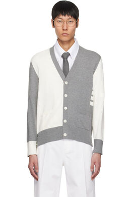 Thom Browne: Кардиган  Fun Mix свободного кроя