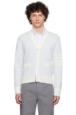 Thom Browne: Синий кардиган 