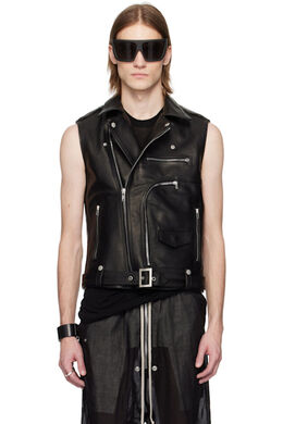 Rick Owens: Чёрный жилет  Bauhaus