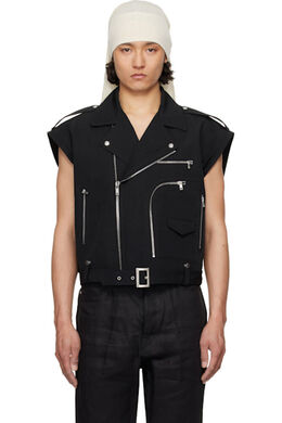 Rick Owens: Чёрный жилет  Bauhaus