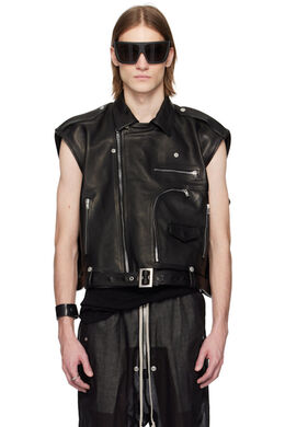 Rick Owens: Чёрный жилет  Bauhaus