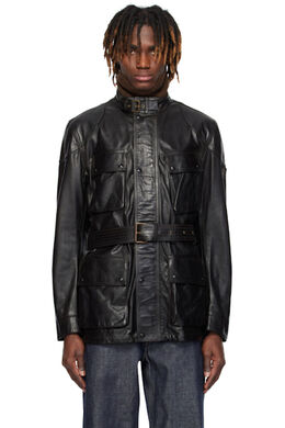 Belstaff: Чёрная куртка 