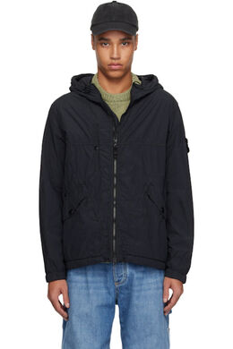 Stone Island: Чёрная куртка  Ghost