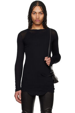 Rick Owens: Чёрная футболка  LS