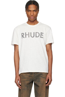 Rhude: Белая футболка 