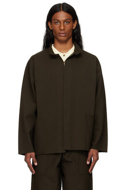 Homme Plissé Issey Miyake: Коричневые пиджаки 