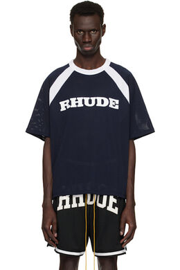 Rhude: Футболка в сетку 