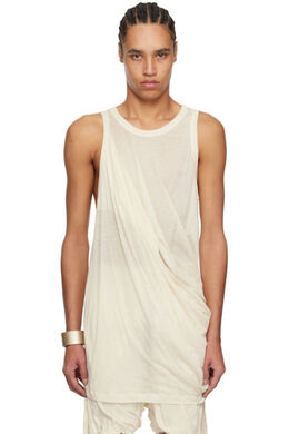 Rick Owens: Белая майка  Anthem