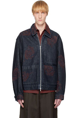 Dries Van Noten: Тёмная куртка 