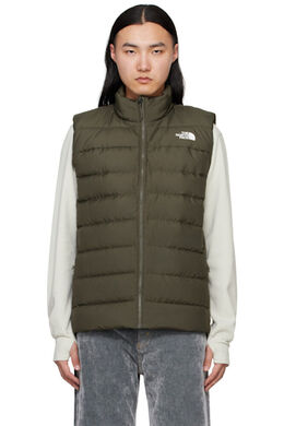 The North Face: Жилет  Aconcagua цвета хаки