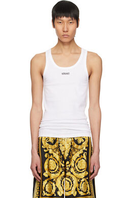 Versace Underwear: Белая майка 