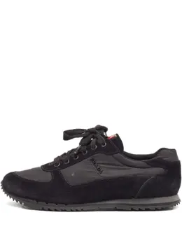 Prada Pre-Owned: Чёрные кроссовки 