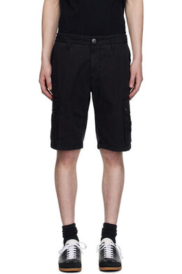 Stone Island: Чёрные шорты 