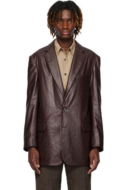 Dries Van Noten: Бордовые пиджаки 