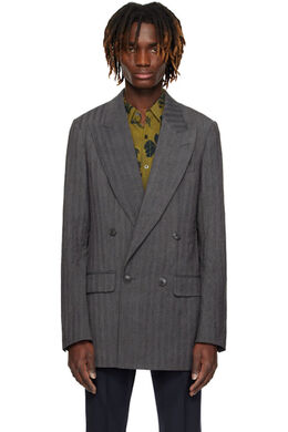 Dries Van Noten: Серые пиджаки 