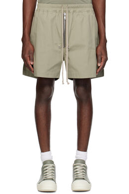 Rick Owens: Зелёные шорты  Bela