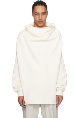 Rick Owens Drkshdw: Белый свитер 