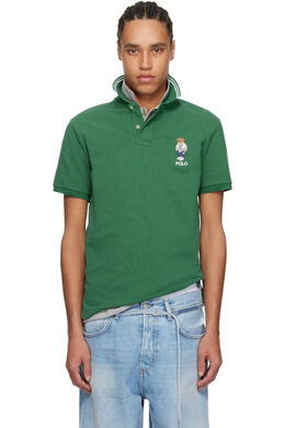 Polo Ralph Lauren: Зелёное поло 