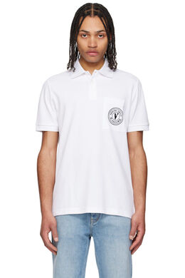 Versace Jeans Couture: Белая футболка 