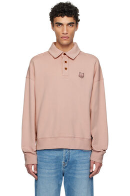 Maison Kitsuné: Розовое поло 