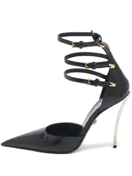 Versace Pre-Owned: Чёрные туфли 