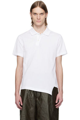 Comme Des Garcons Shirt: Белое поло 