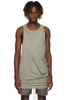 Rick Owens: Зелёная футболка  Anthem