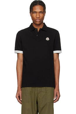 Moncler: Чёрное поло 