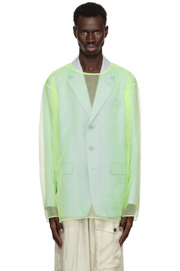 Dries Van Noten: Зелёная футболка 