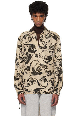 Dries Van Noten: Бежевая рубашка 