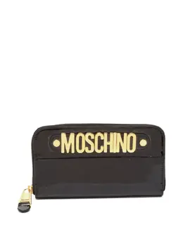 Moschino Pre-Owned: Чёрный кошелёк 