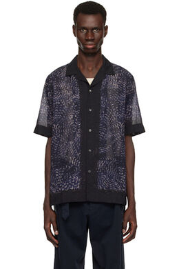 Dries Van Noten: Тёмная рубашка 