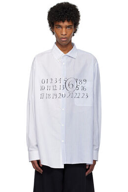 MM6 Maison Margiela: Синяя рубашка 