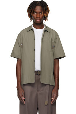 Sacai: Рубашка с воротником 