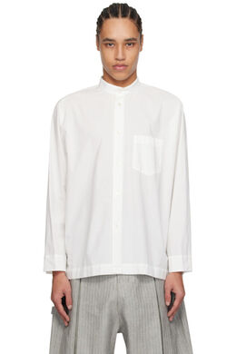 Homme Plissé Issey Miyake: Белая рубашка 