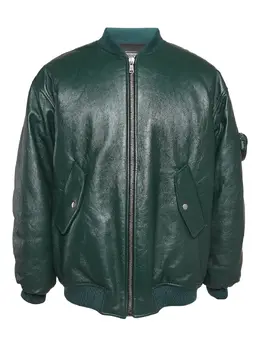 Prada Pre-Owned: Кожаная куртка 