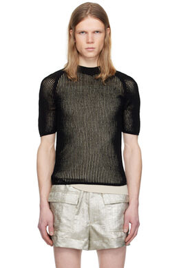 Dries Van Noten: Чёрный свитер 