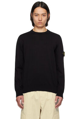 Stone Island: Чёрный свитер 