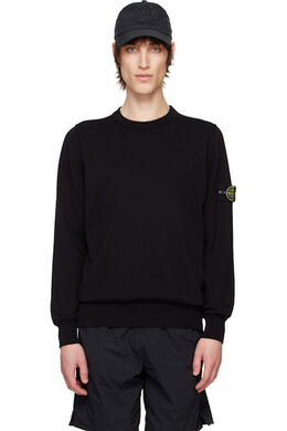 Stone Island: Чёрный свитер 