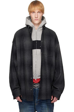 Balenciaga: Серая рубашка 
