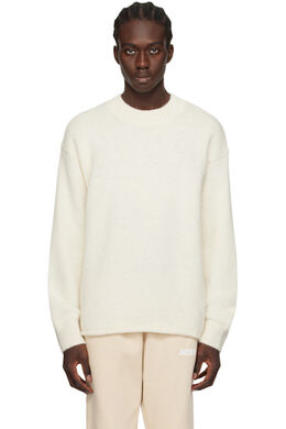 Jacquemus: Белый свитер 
