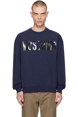 Moschino: Синий свитшот 
