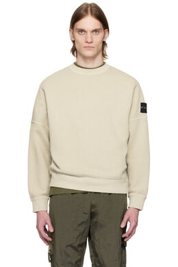 Stone Island: Бежевый свитшот 