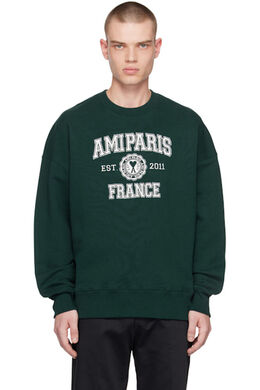 AMI Paris: Зелёная толстовка 