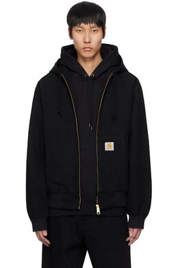 Carhartt Work In Progress: Чёрная куртка 