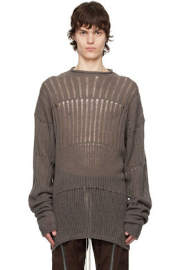 Rick Owens: Серый свитер 