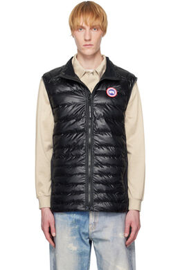 Canada Goose: Чёрный жилет  HyBridge Lite