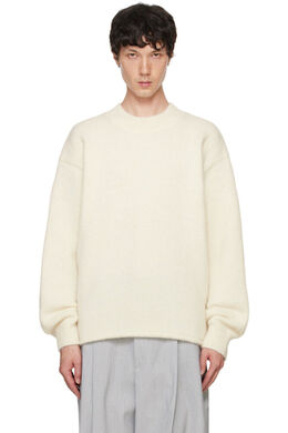 Jacquemus: Белый свитер 