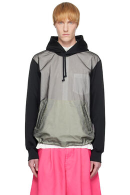 Comme des Garçons Homme Plus: Чёрная толстовка 